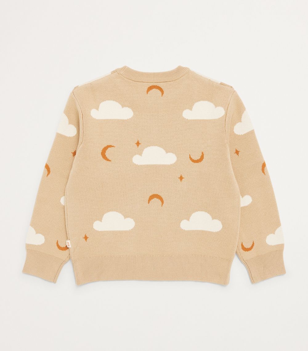  Petite Revery Moon And Clouds Sweater (3-9 Years)