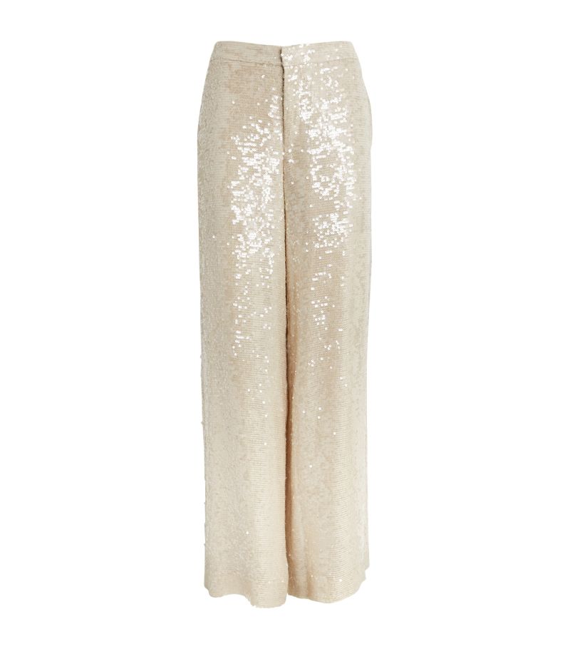 Lapointe Lapointe Sequinned Wide-Leg Trousers