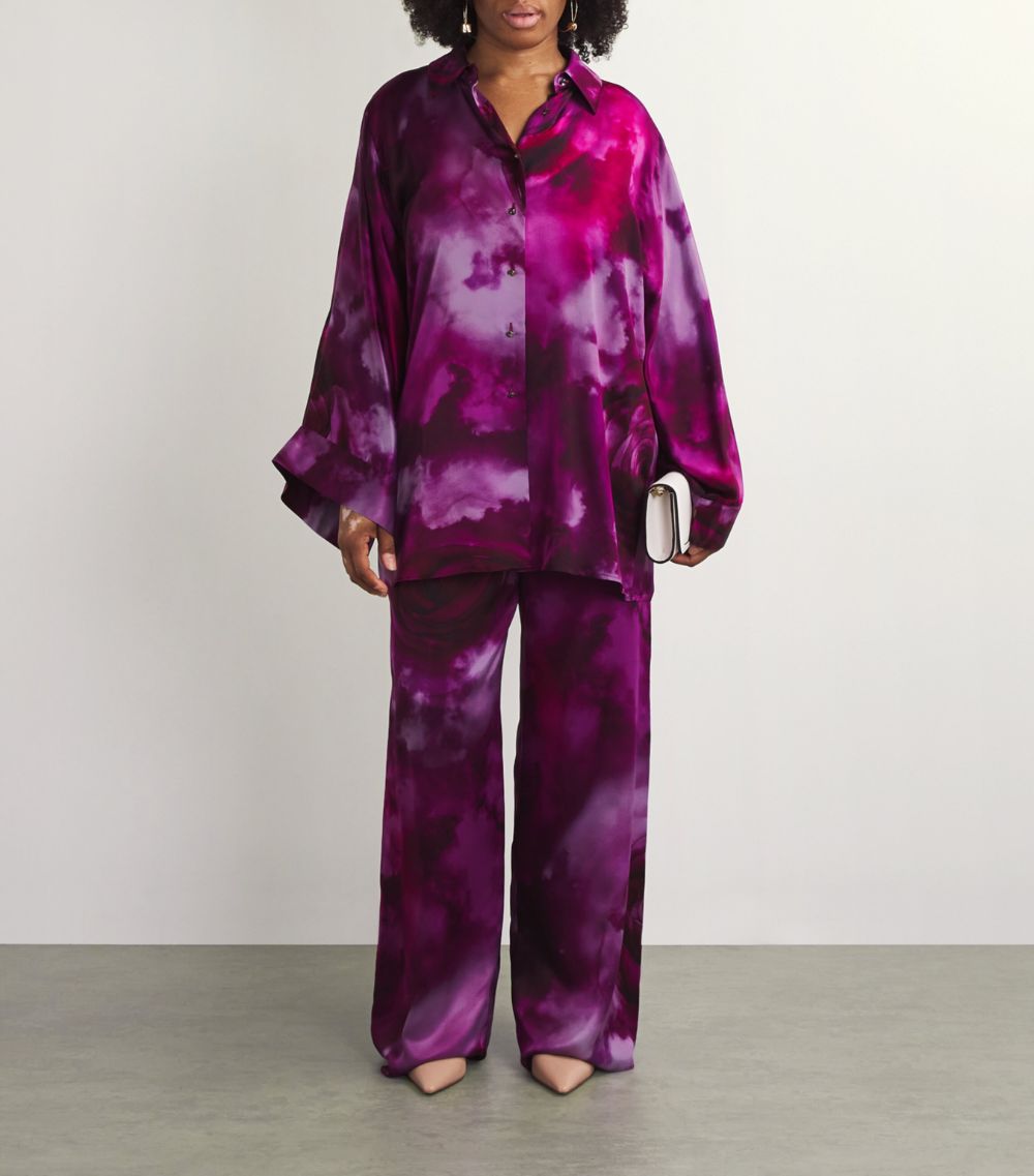 Marina Rinaldi Marina Rinaldi Rose Print Trousers