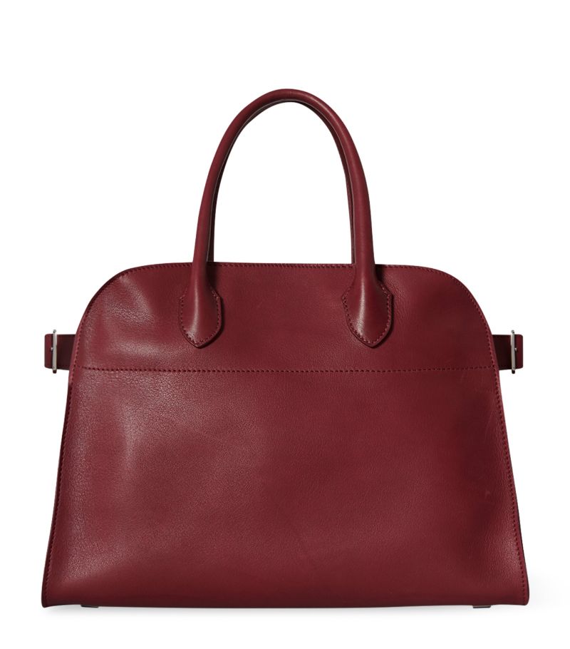 The Row The Row Leather Soft Margaux 12 Top-Handle Bag