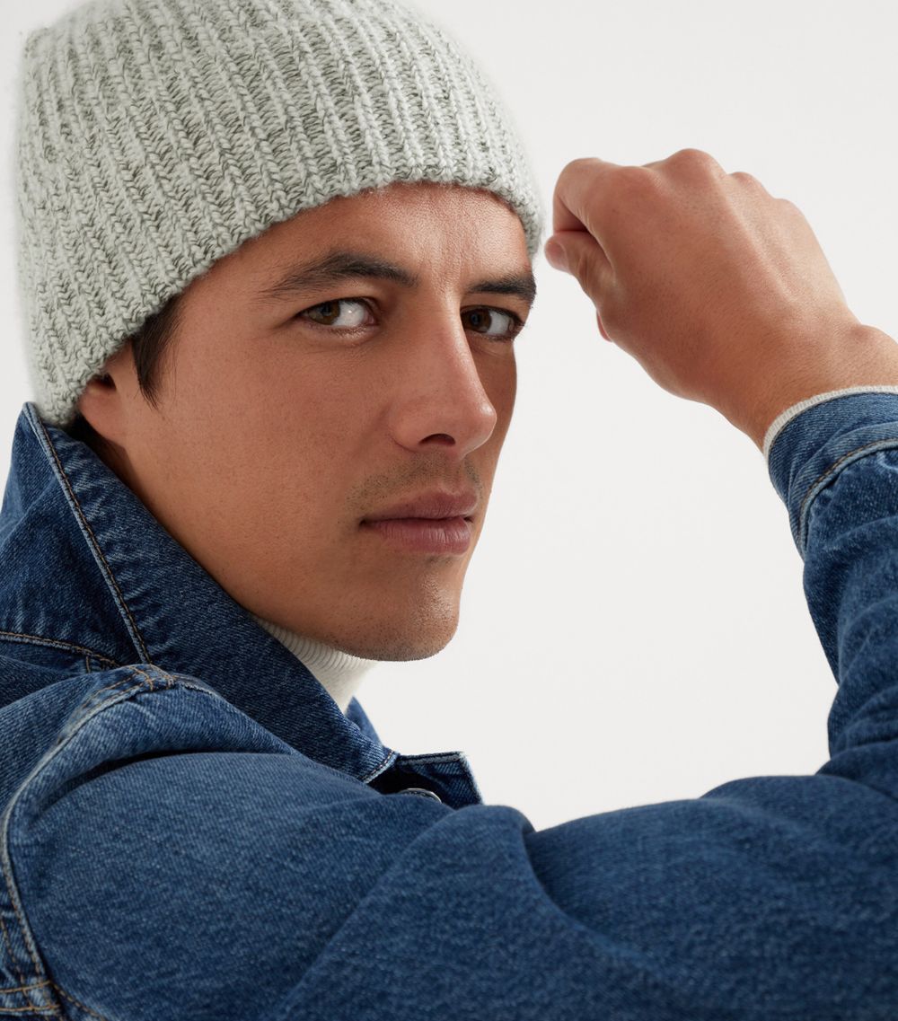 Brunello Cucinelli Brunello Cucinelli Cashmere Ribbed Beanie