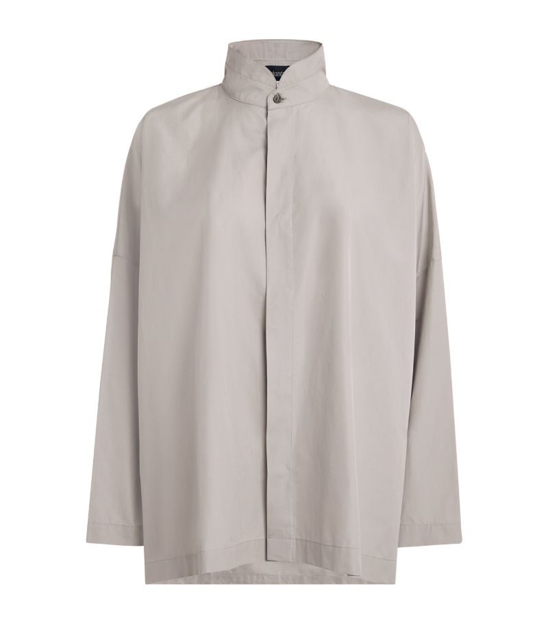 Eskandar Eskandar Double Stand-Collar Shirt