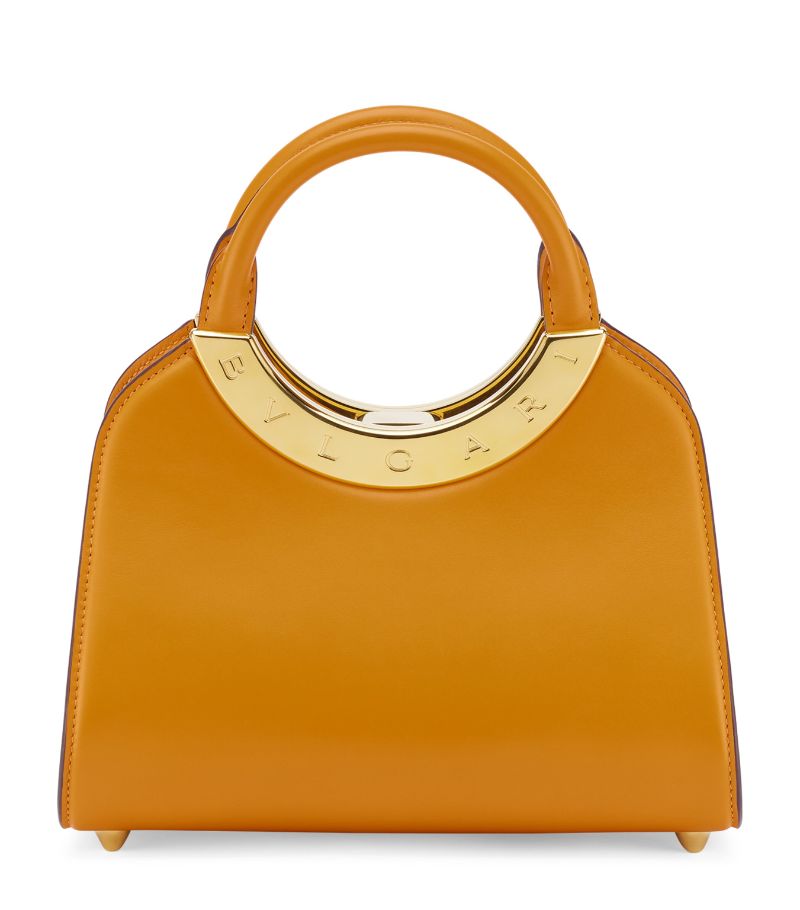 Bvlgari Bvlgari Small Leather Roma Top-Handle Bag