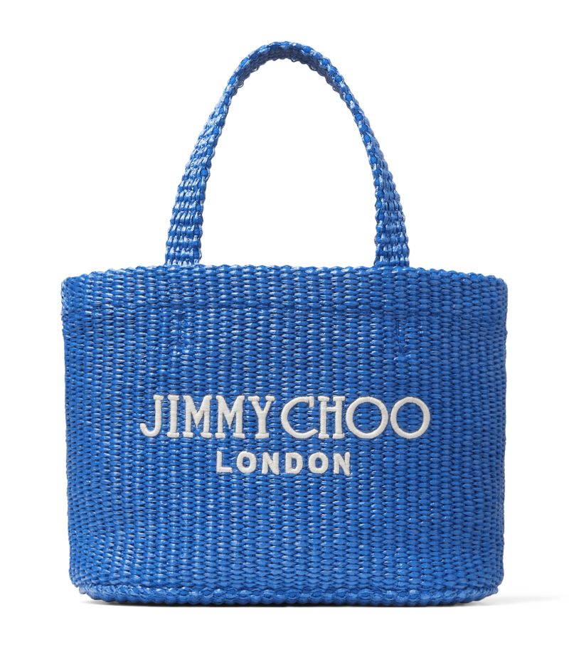 Jimmy Choo Jimmy Choo Mini Woven Beach Tote Bag