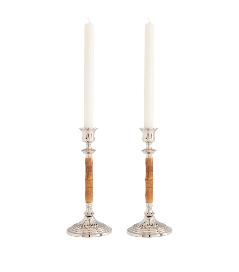 Soho Home Soho Home Large Cheswell Candle Holders (Set Of 2)