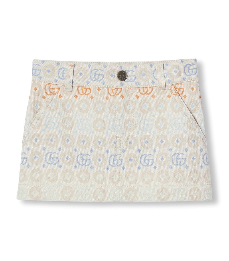 Gucci Gucci Kids Cotton Double G Skirt (4-12 Years)