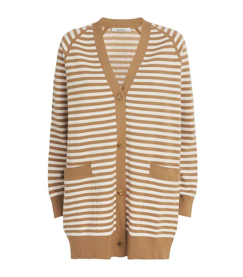 Max Mara Max Mara Striped Cardigan Mini Dress