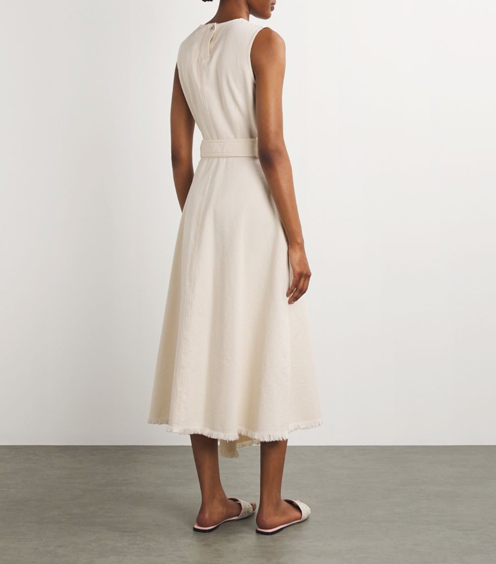 Weekend Max Mara Weekend Max Mara Cotton Twill Midi Dress