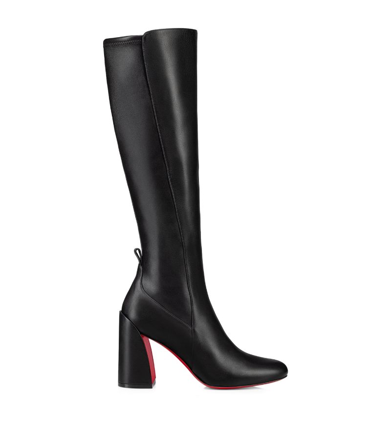 Christian Louboutin Christian Louboutin Jane Botta Leather Knee-High Boots 85