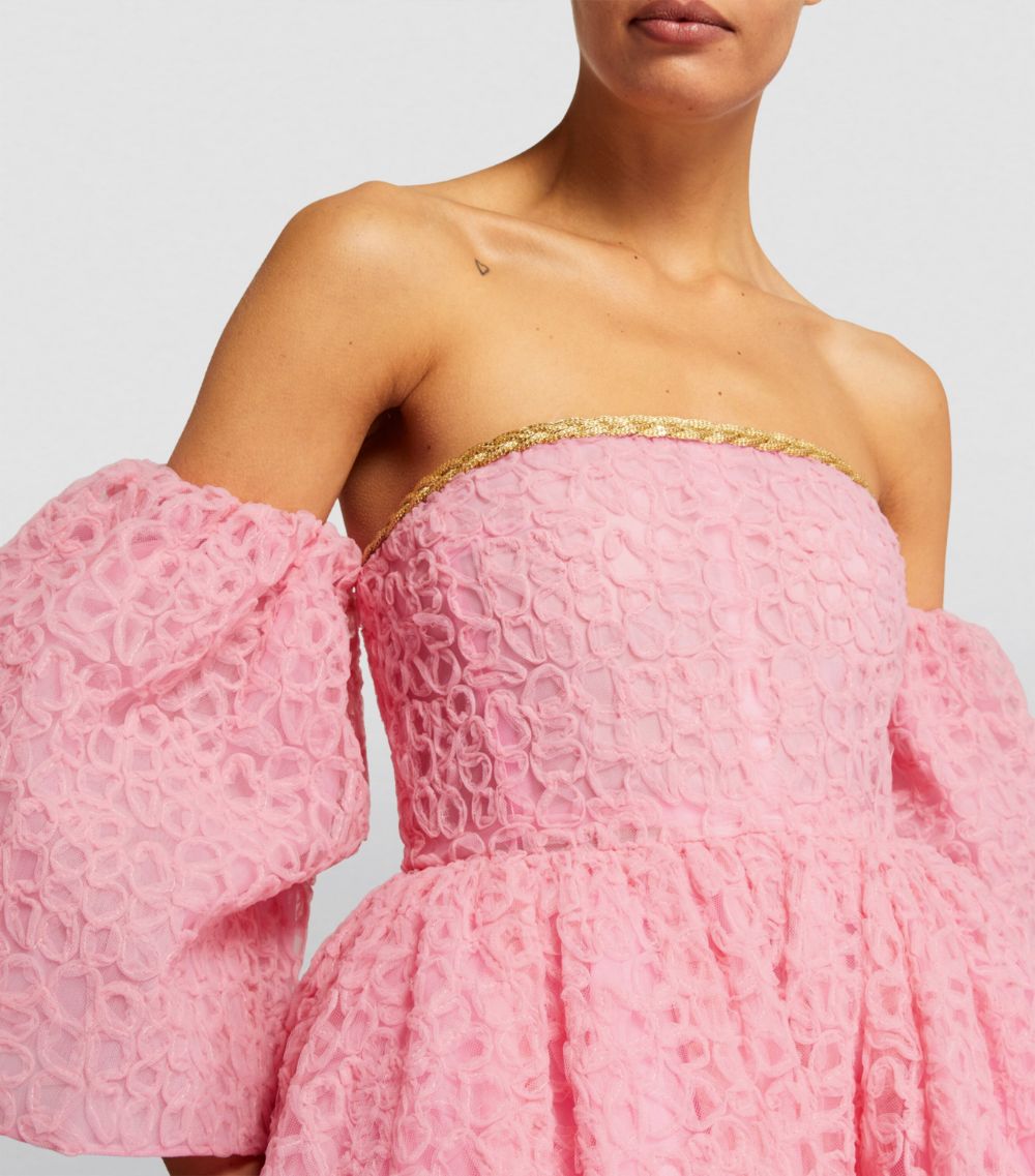 Giambattista Valli Giambattista Valli Tulle Embroidered Midi Dress