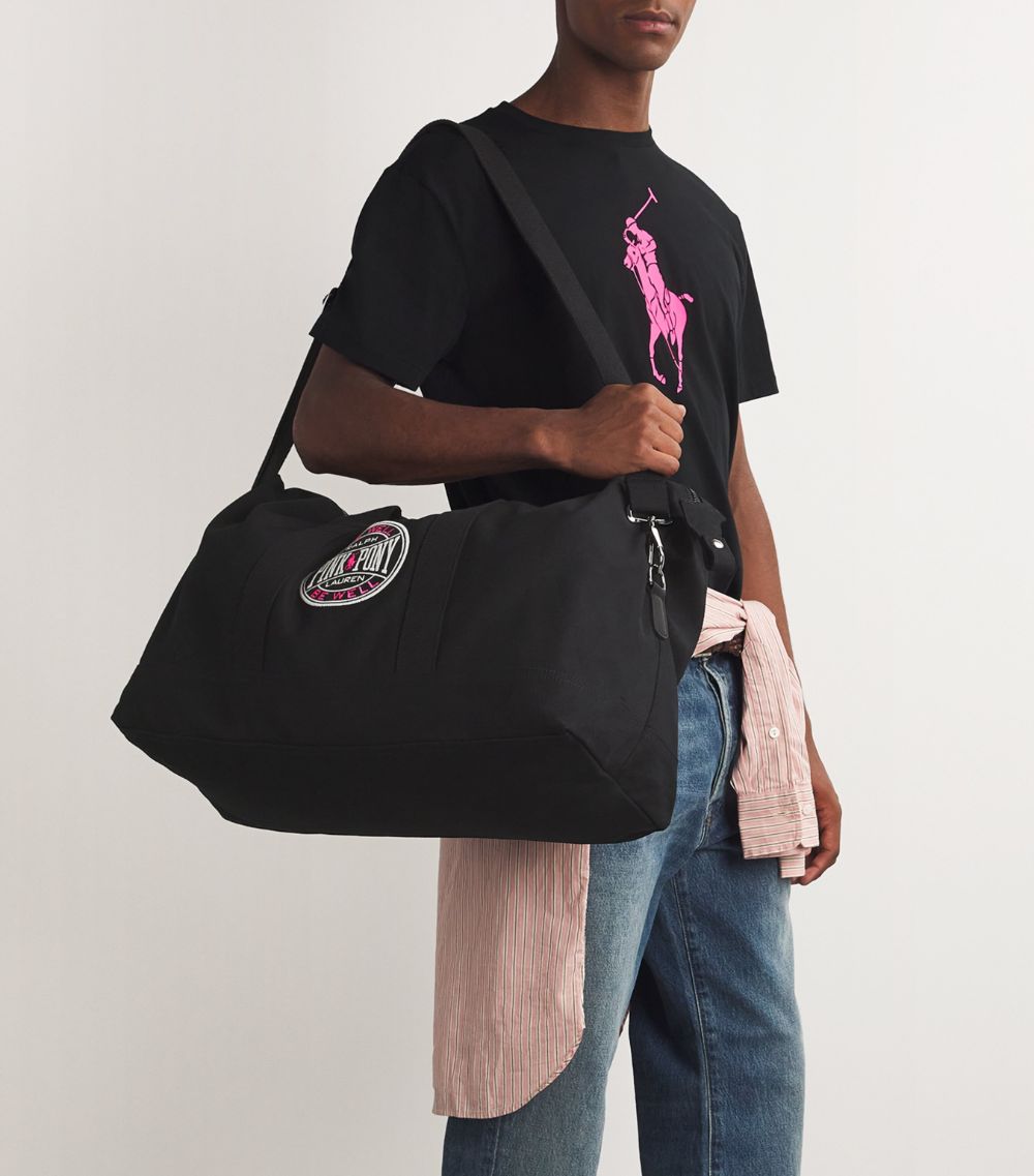 Polo Ralph Lauren Polo Ralph Lauren Large Canvas Pink Pony Holdall