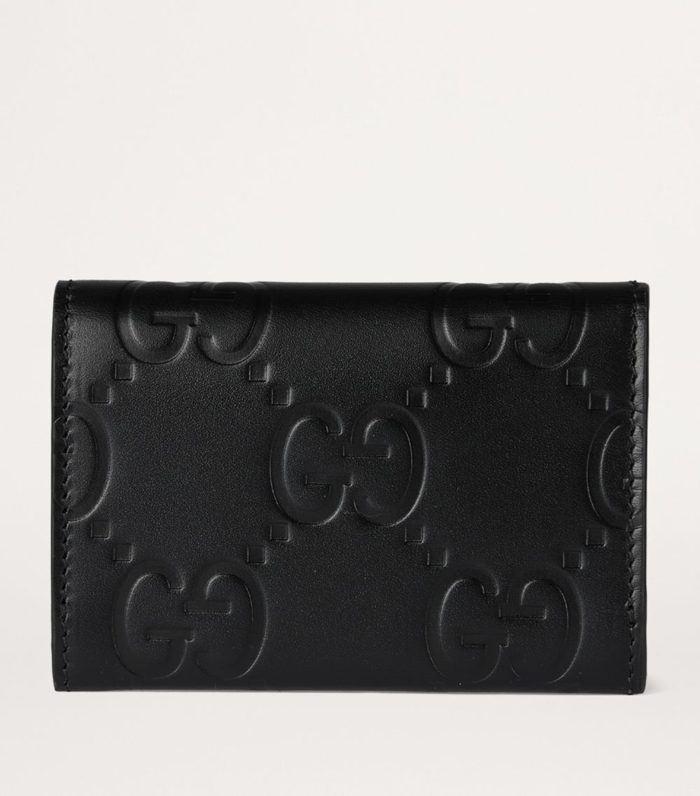 Gucci Gucci Leather Gg Card Holder