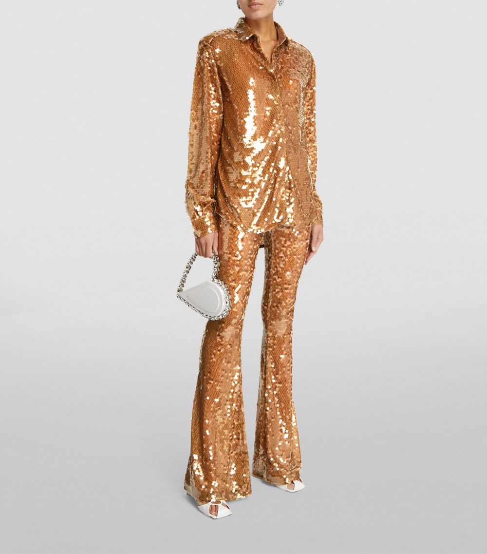  The New Arrivals Ilkyaz Ozel Sequin Colette Shirt