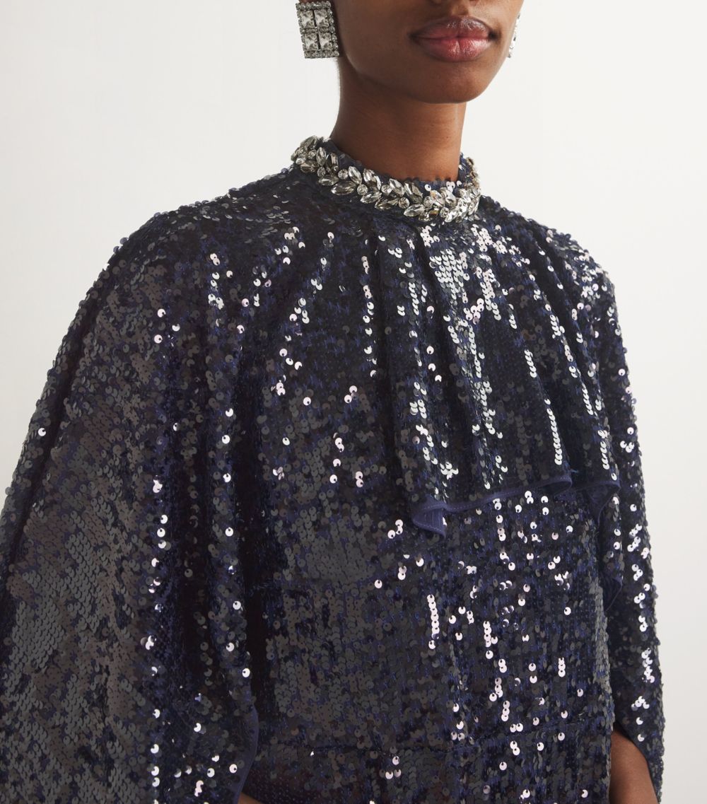 Erdem Erdem Sequinned Midi Dress