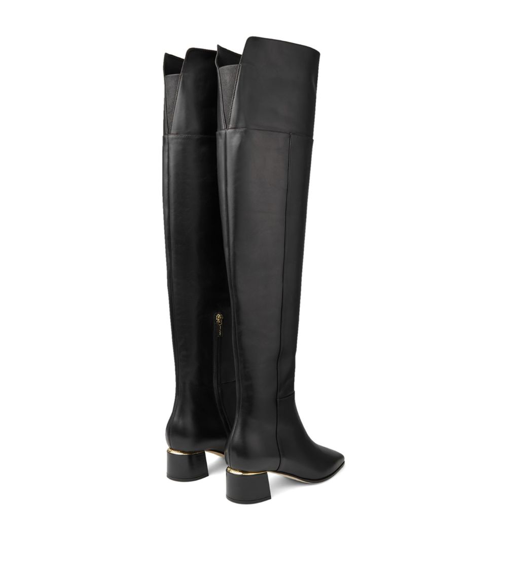 Jimmy Choo Jimmy Choo Loren 45 Calfskin Over-the-Knee Boots