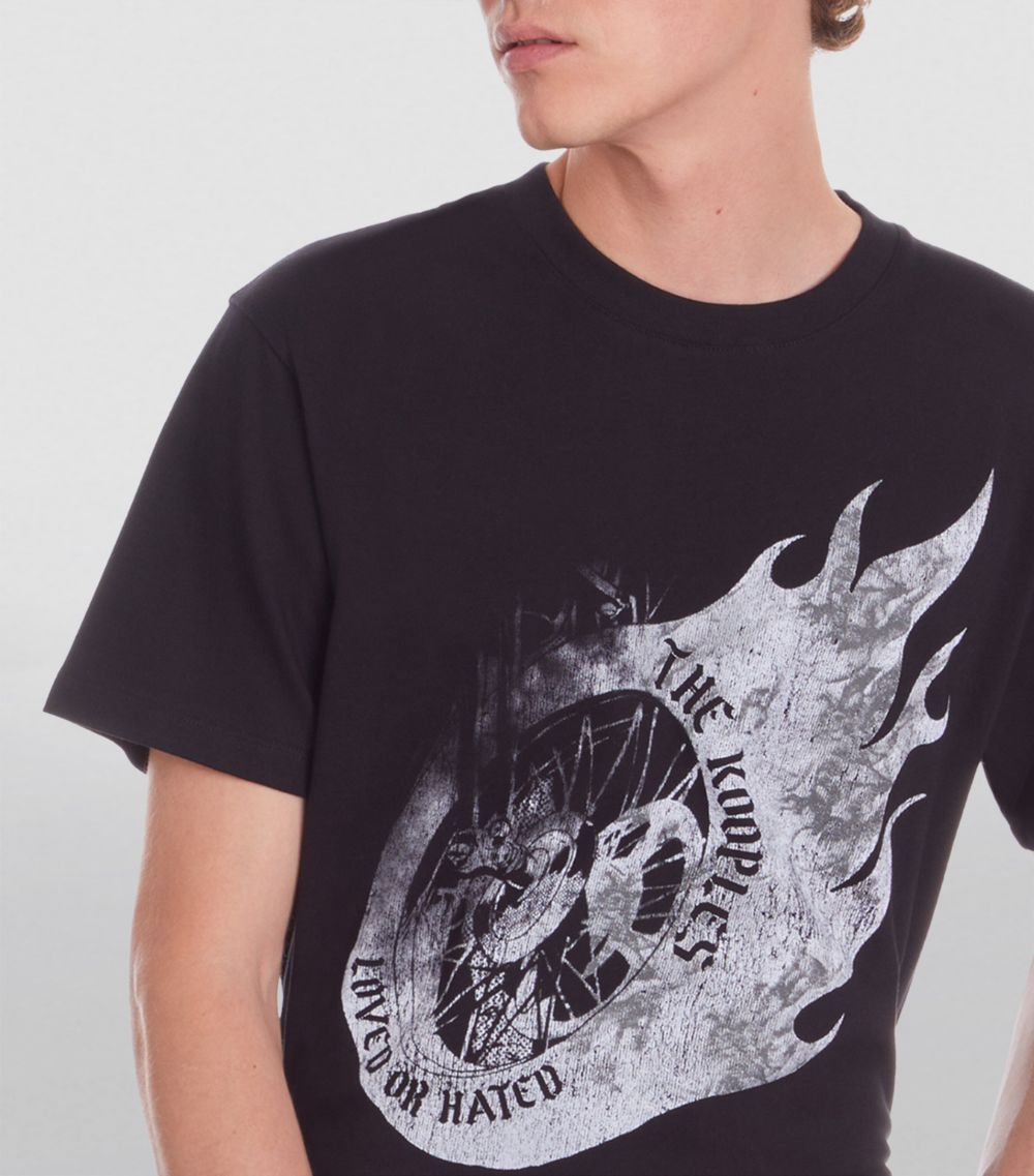 The Kooples The Kooples Cotton Flaming Wheel T-Shirt