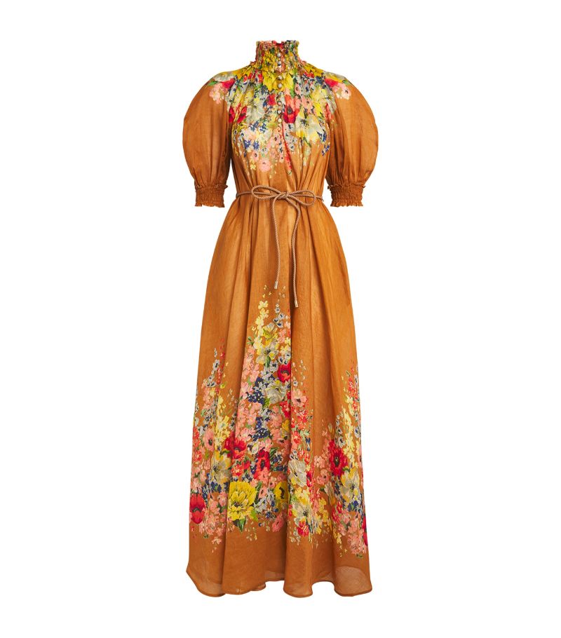 Zimmermann Zimmermann Ramie Floral Maxi Dress