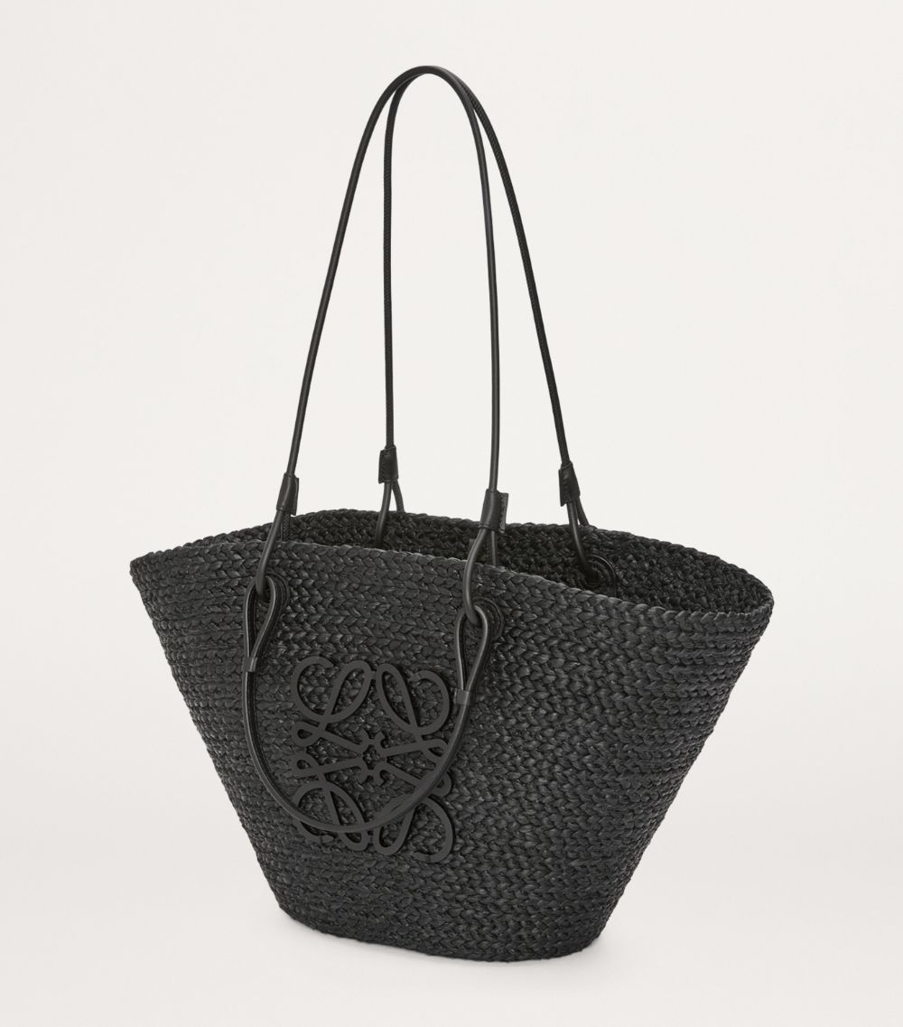 Loewe Loewe Medium Woven Anagram Basket Bag