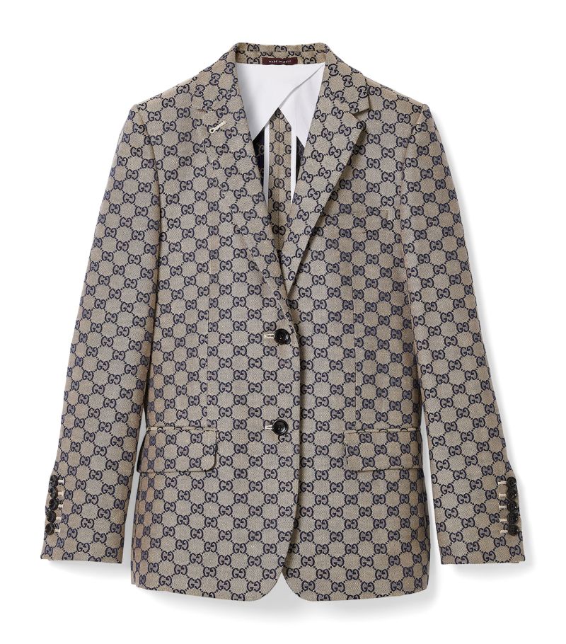 Gucci Gucci Gg Canvas Blazer