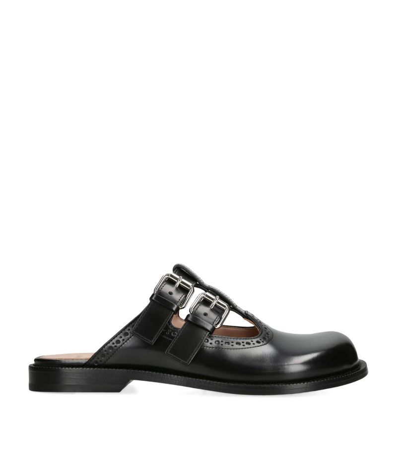 Loewe Loewe Leather Campo Mary Jane Mules