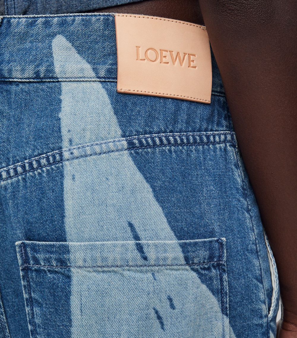 Loewe Loewe X Paula'S Ibiza Abstract Wide-Leg Jeans