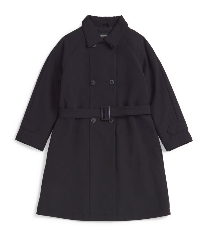 Emporio Armani Kids Emporio Armani Kids Belted Trench Coat (6-14 Years)