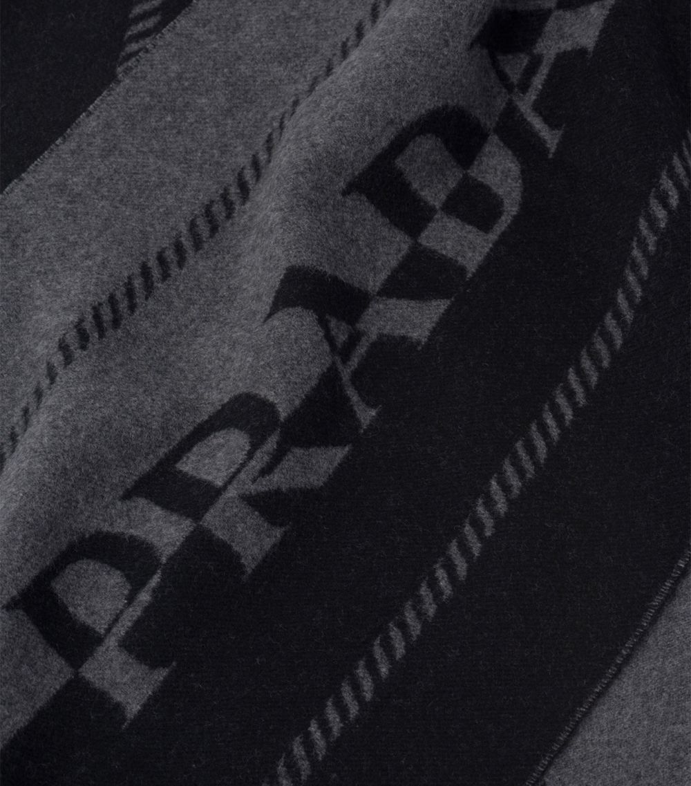 Prada Prada Wool Logo Scarf