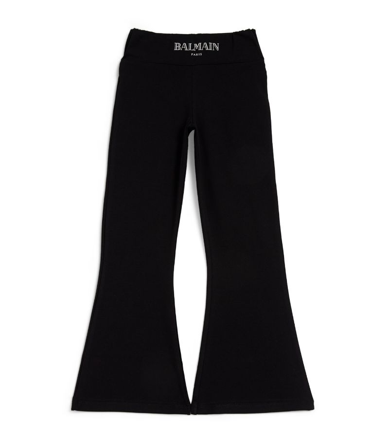 Balmain Balmain Kids Cotton Flared Leggings (4-14 Years)