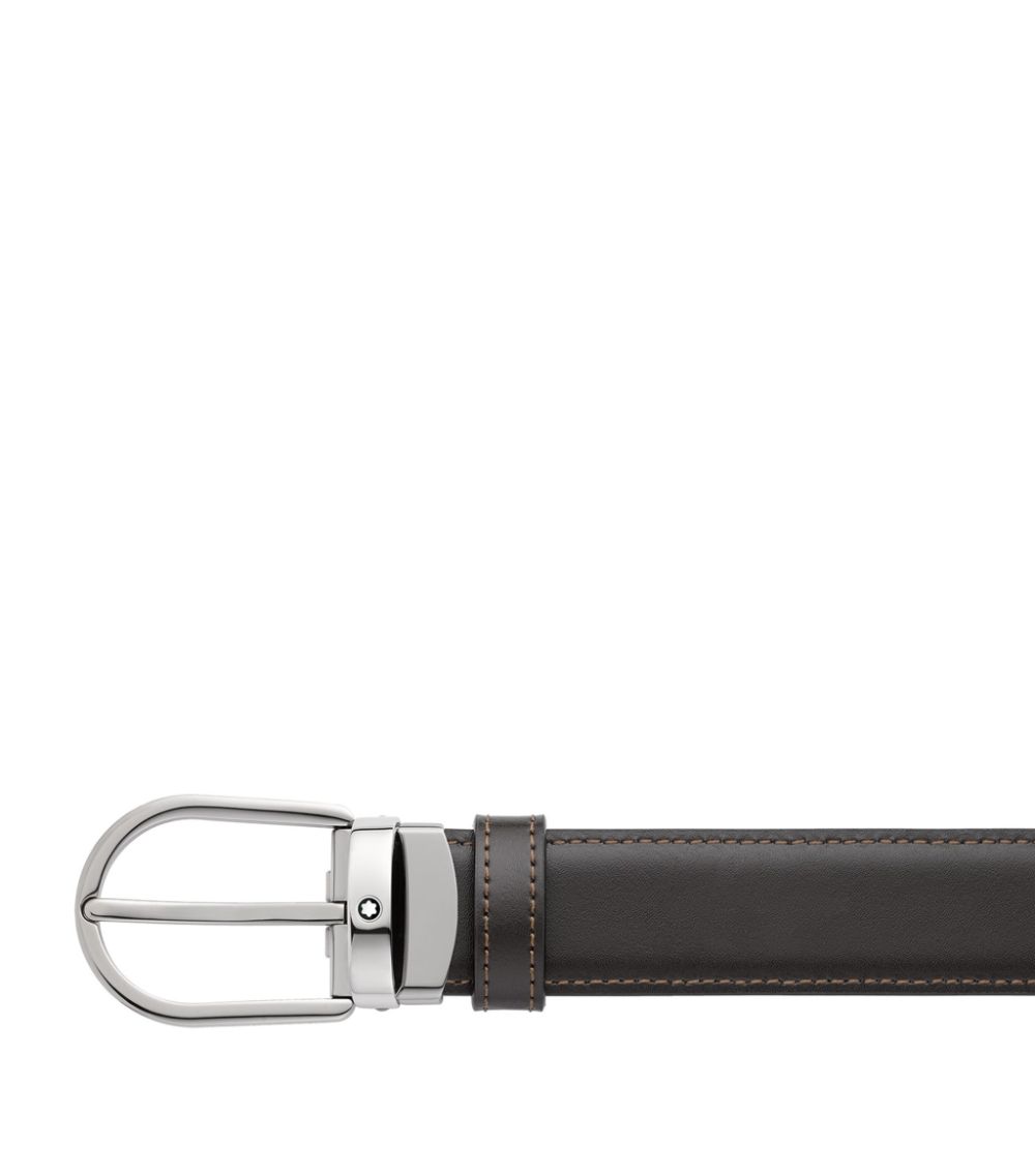 Montblanc Montblanc Leather Horseshoe Belt