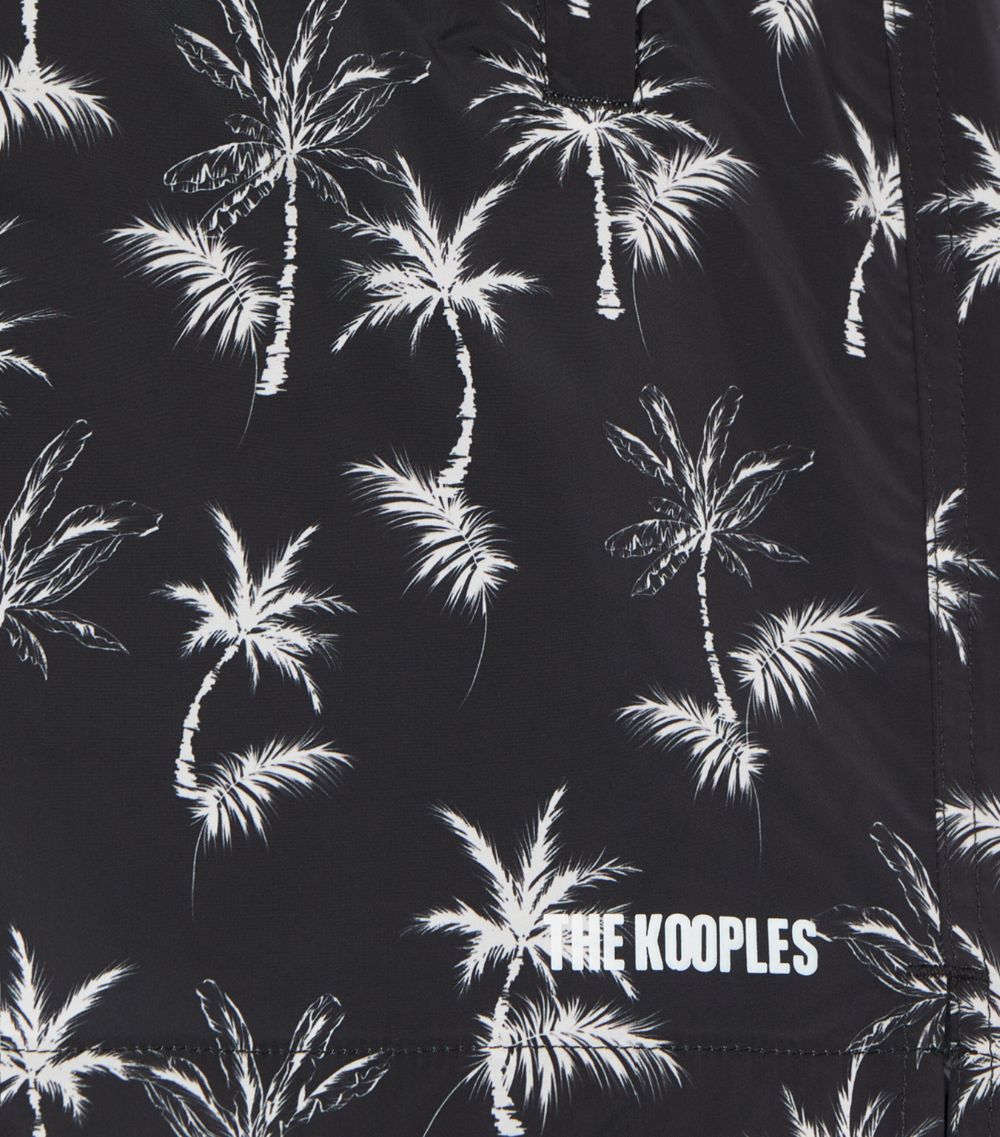 The Kooples The Kooples Palm Tree Swim Shorts