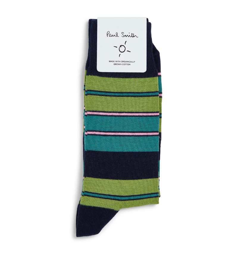 Paul Smith Paul Smith Cotton-Blend Striped Socks