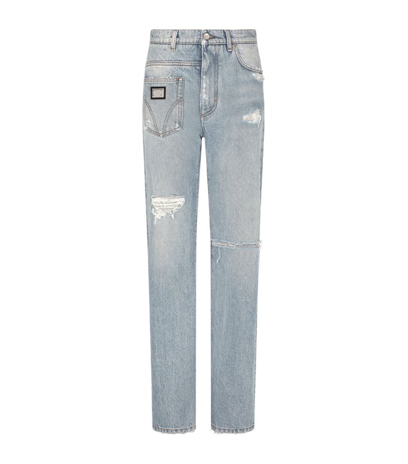 Dolce & Gabbana Dolce & Gabbana Distressed Denim Jeans