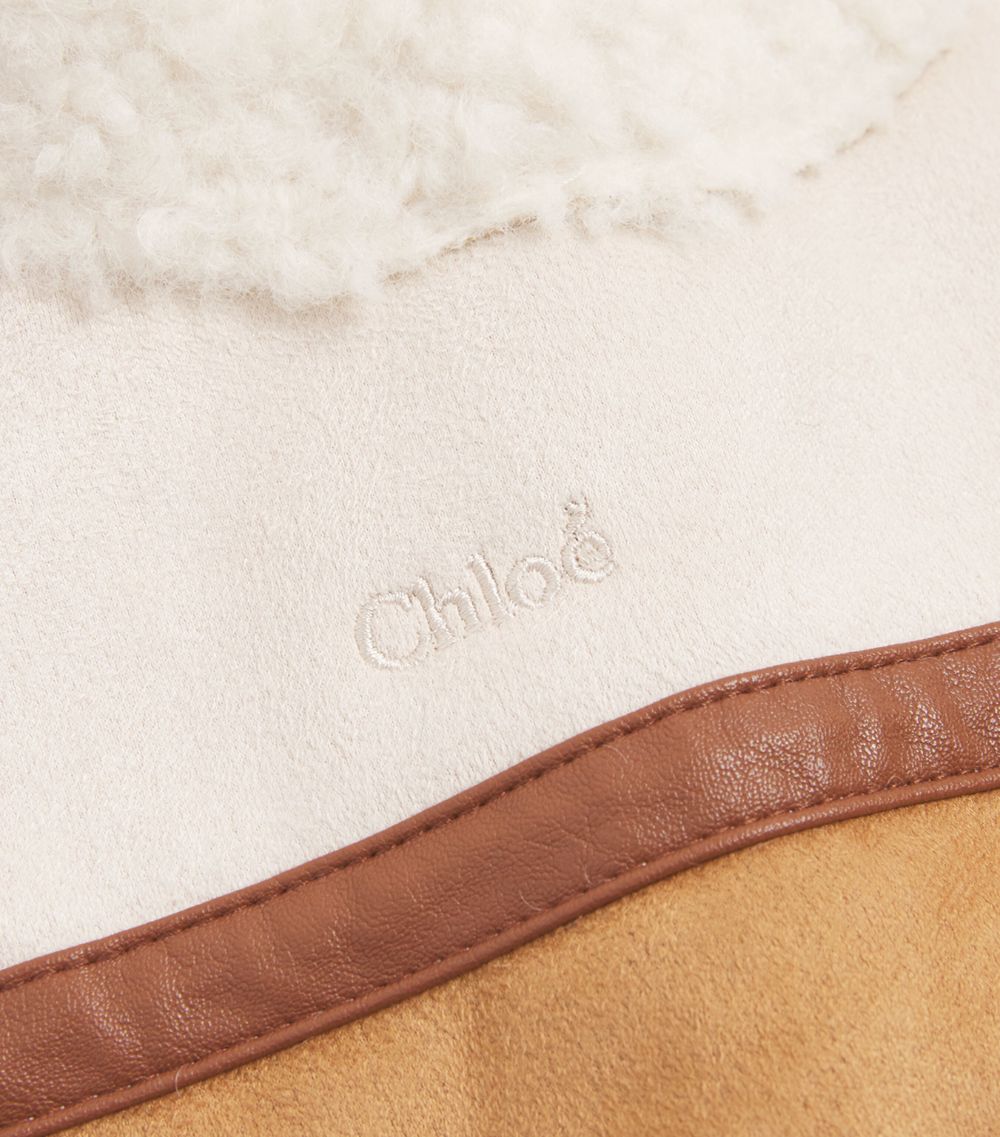 Chloé Kids Chloé Kids Faux Shearling Waistcoat (4-14 Years)