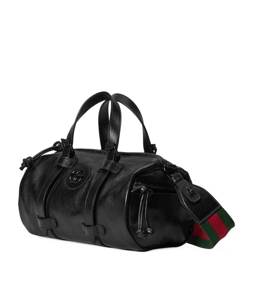 Gucci Gucci Small Leather Double G Holdall