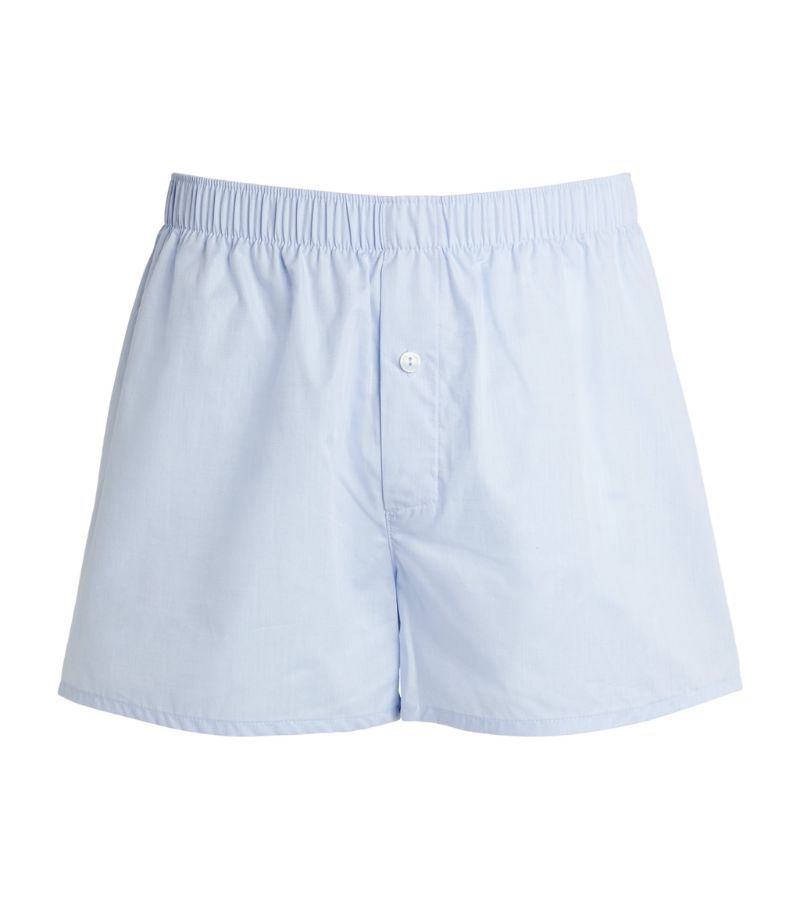 Hanro Hanro Cotton Woven Boxer Shorts