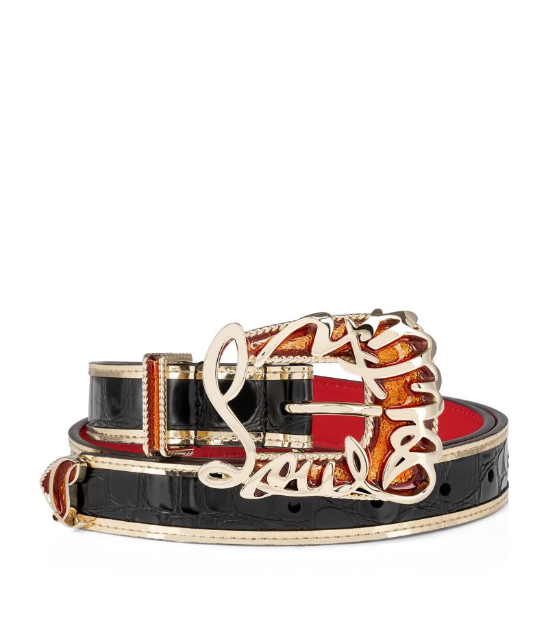 Christian Louboutin Christian Louboutin Giddy Leather Belt