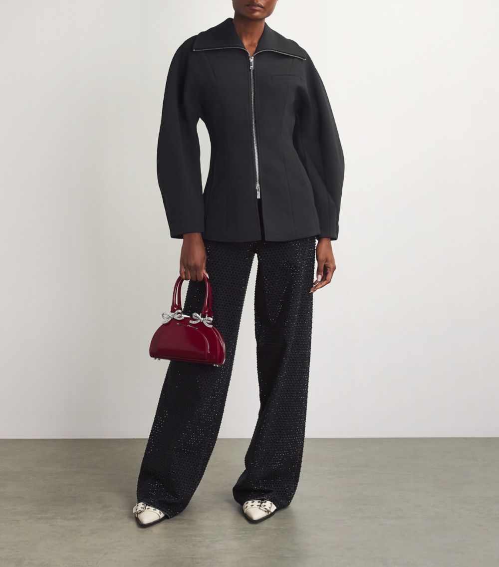 Ganni Ganni Bonded Crepe Jacket