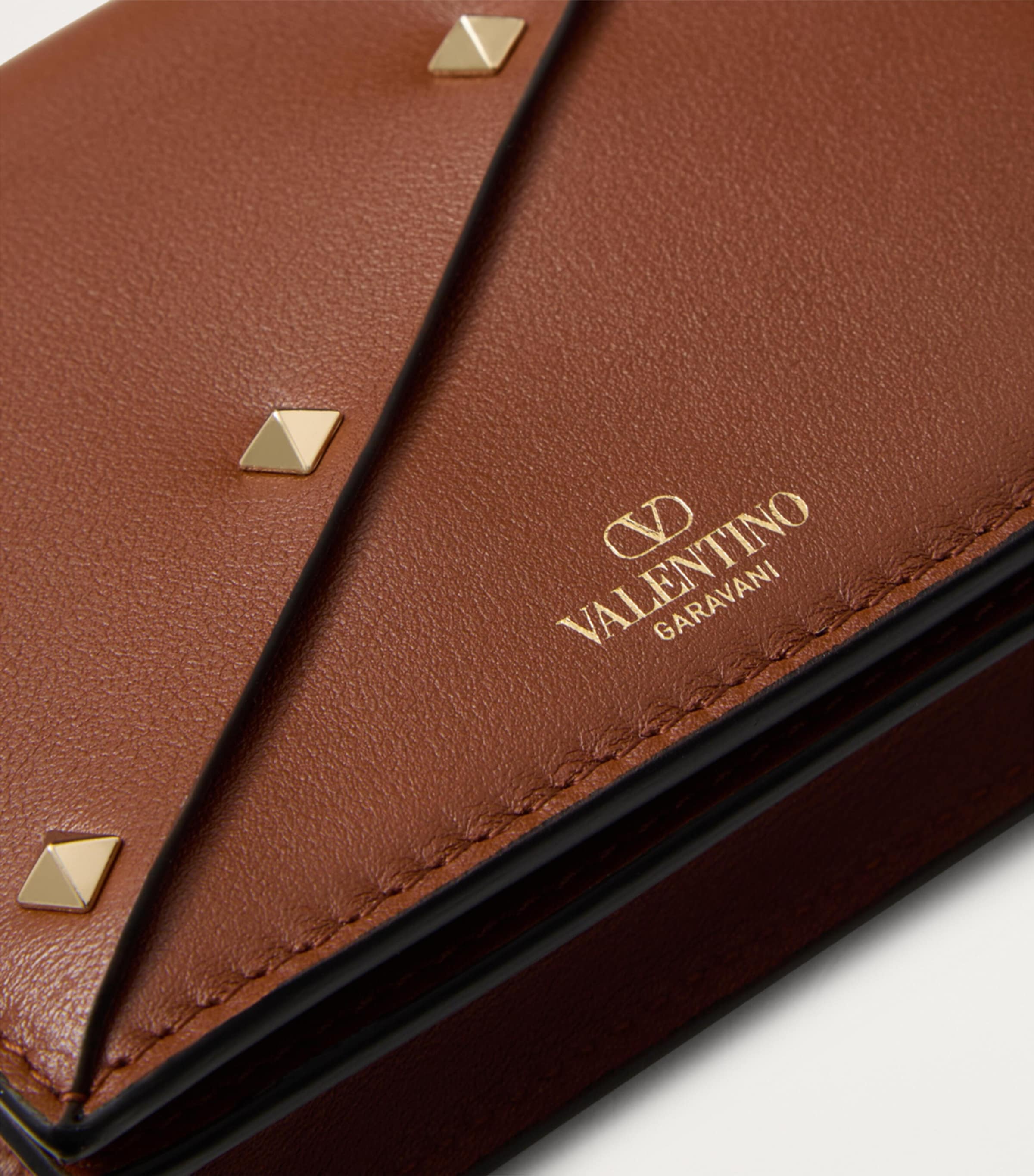 VALENTINO GARAVANI Valentino Garavani Leather Rockstud Wispy Wallet