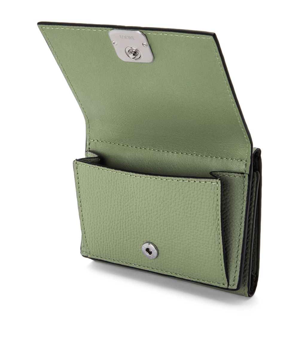 Loewe Loewe Leather Anagram Trifold Wallet