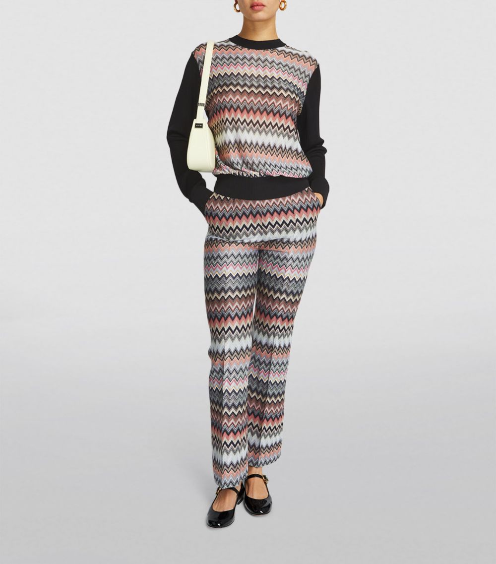 Missoni Missoni Cotton-Blend Zigzag Sweater