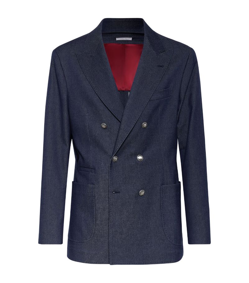 Brunello Cucinelli Brunello Cucinelli Comfort Cotton-Cashmere Deconstructed Blazer