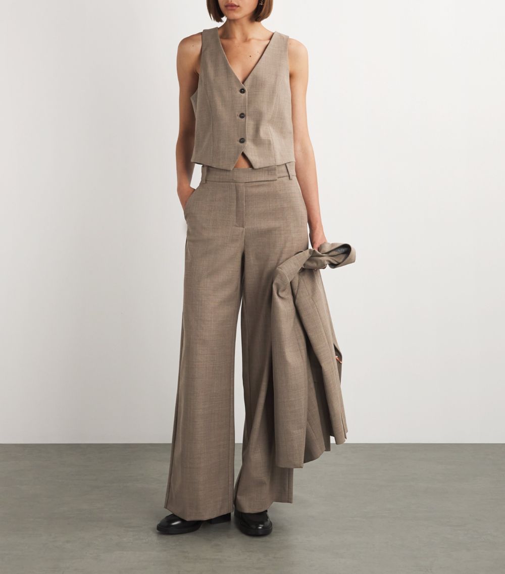 Max & Co. Max & Co. Wide-Leg Tailored Trousers