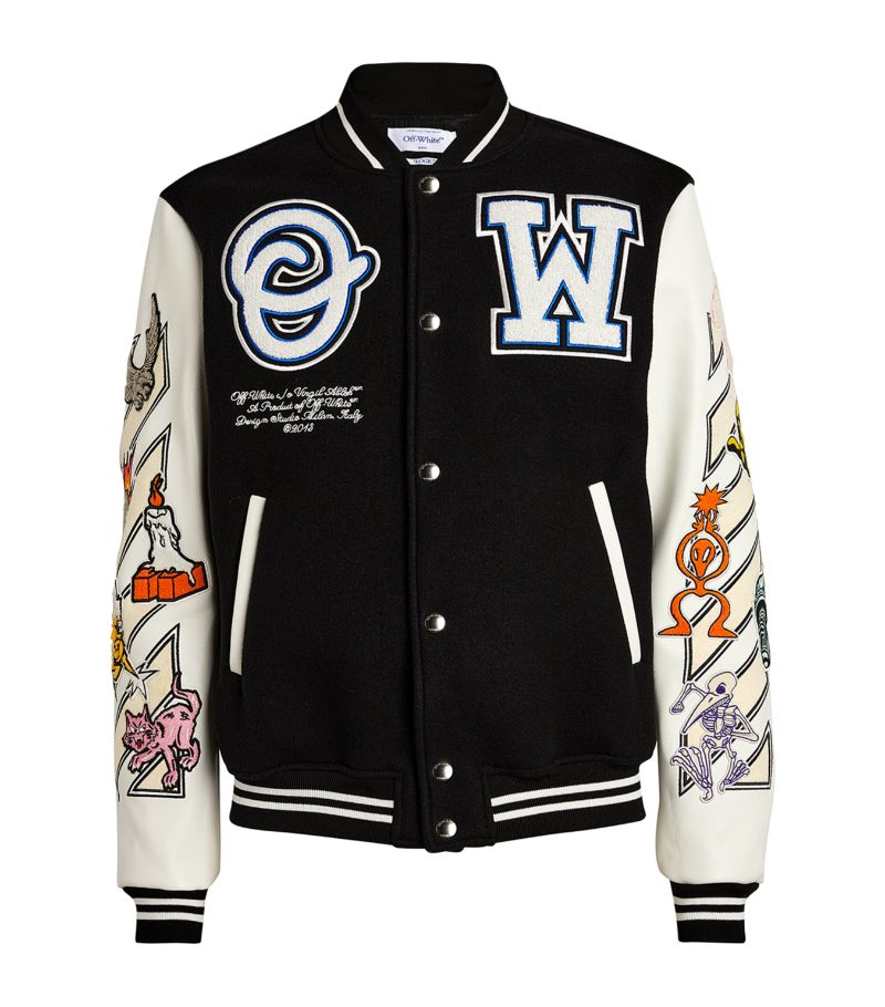 OFF-WHITE Off-White Varsity Bomber Jacket