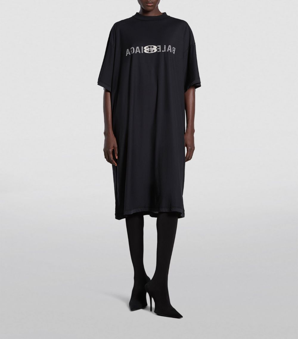 Balenciaga Balenciaga Logo T-Shirt Dress