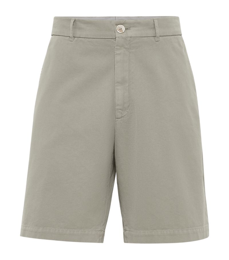 Brunello Cucinelli Brunello Cucinelli Garment-Dyed Bermuda Shorts