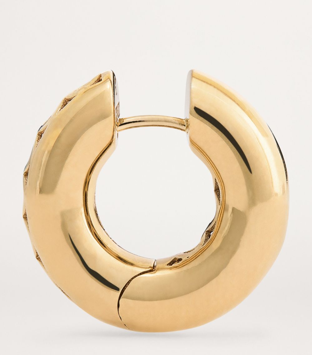 Engelbert Engelbert Yellow Gold Absolute Creoles Hoop Earrings