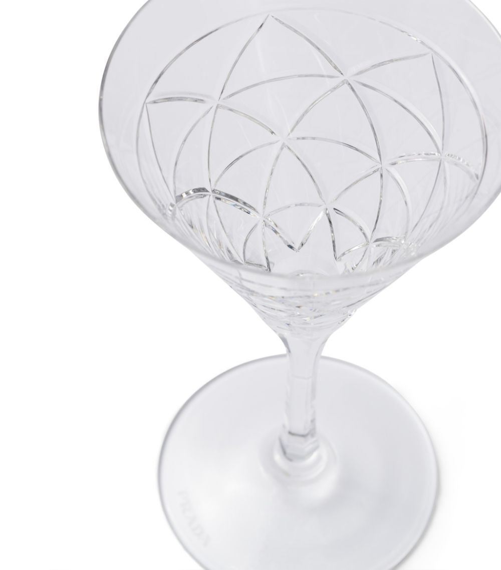 Prada Prada Crystal Red Wine Glass