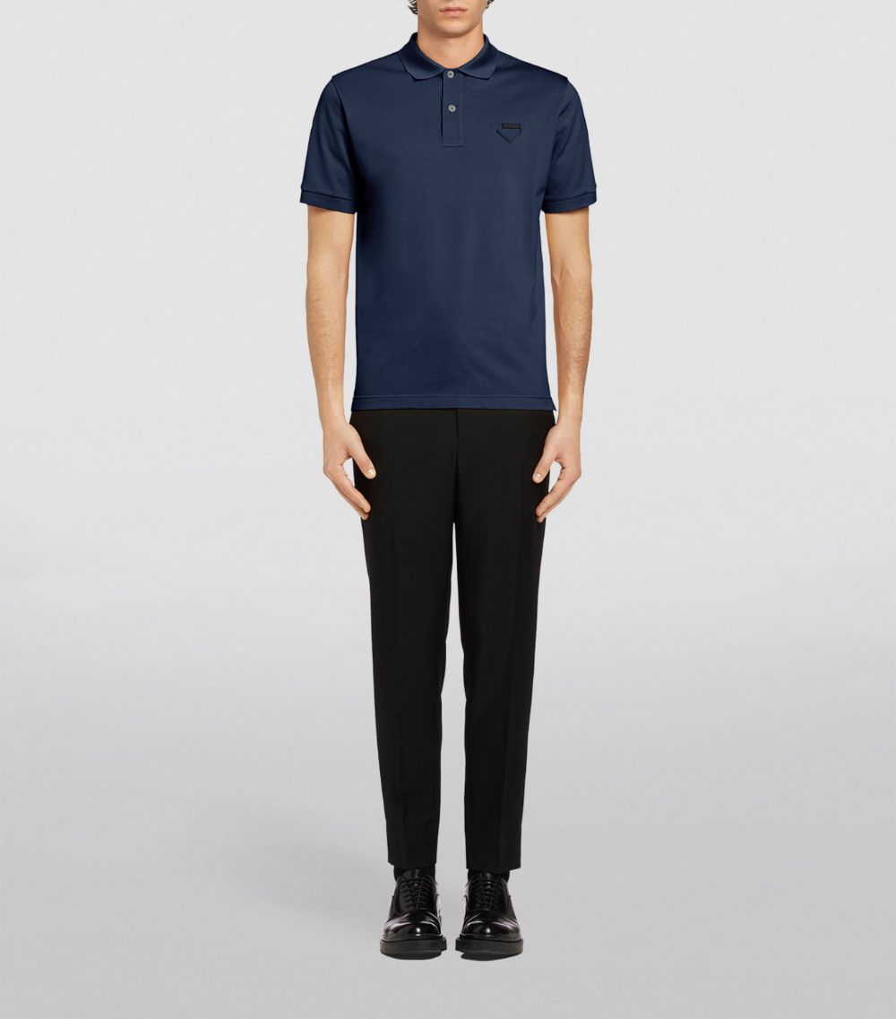 Prada Prada Logo Polo Shirt