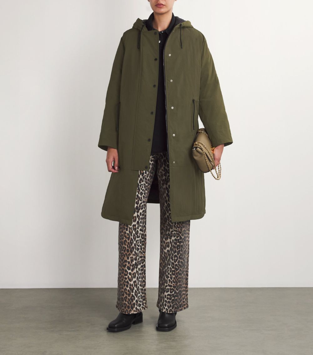  Yves Salomon Army Cape Parka Coat