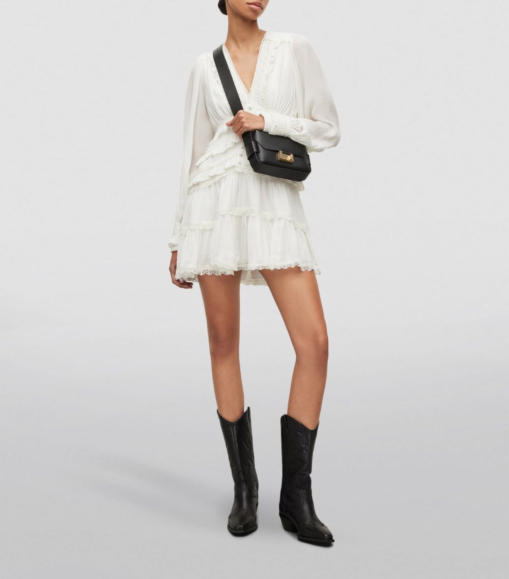 Allsaints Allsaints Cotton Zora Mini Dress